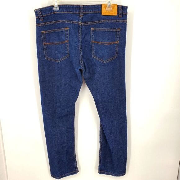 Victorious Dark Wash Straight Leg Jean 40X32 - Picture 10 of 10